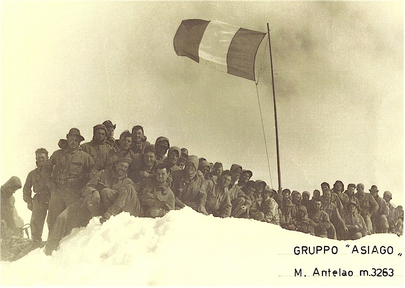Magg. Frattarelli sul Monte Antelao
