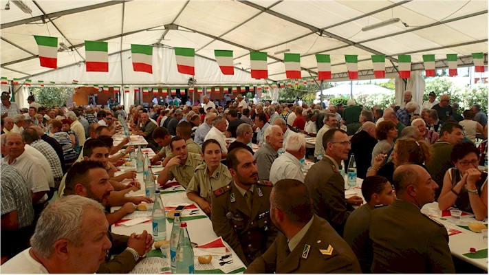 Rancio degli Artiglieri alla Casa degli Alpini di Dossobuono (VR)