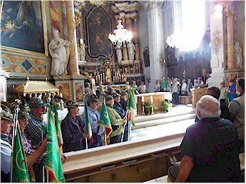 S. Messa nella Chiesa di Dobbiaco per il Raduno del 25 Sett. 2016